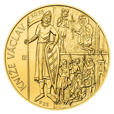 2025 - PZM 10000 Kč Začátek vlády knížete Václava (1100.VÝROČÍ) 1 OZ B.K.