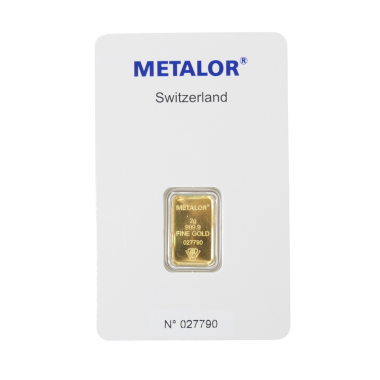 Zlatý zliatok 2 gramy METALOR