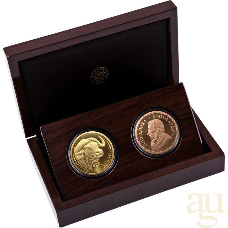 Big Five Büffel + Krügerrand 2023 Two Coin Proof Set