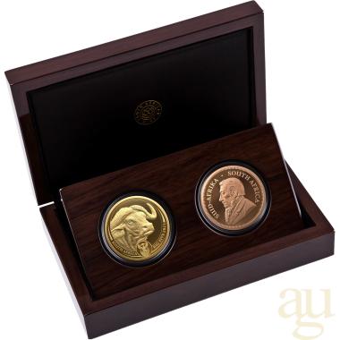 Big Five Büffel + Krügerrand 2023 Two Coin Proof Set