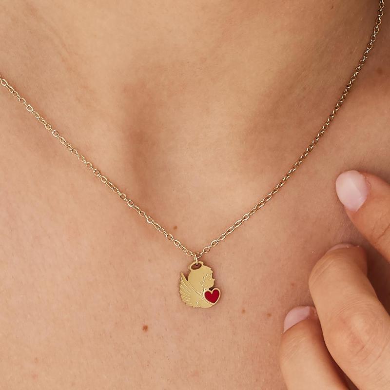 Pozlacený náhrdelník SAGAPO Click SCK269