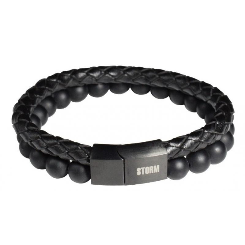 Náramok STORM Kahn Bracelet - Black 9980793/BK