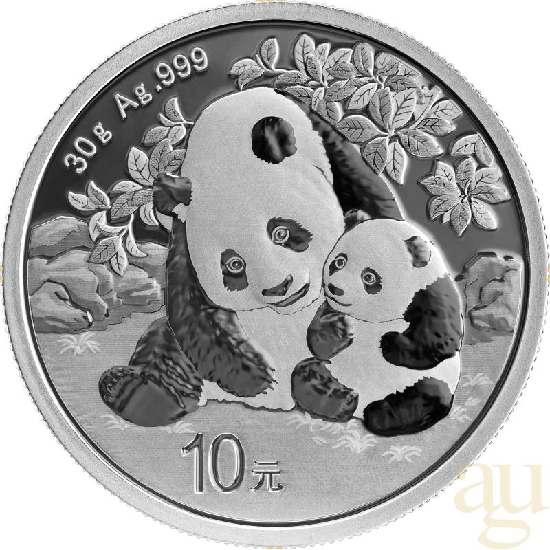 30 Gramm Silbermünze China Panda 2024