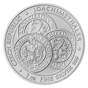 Stříbrná uncová investiční mince Tolar - Česká republika 2023 12201