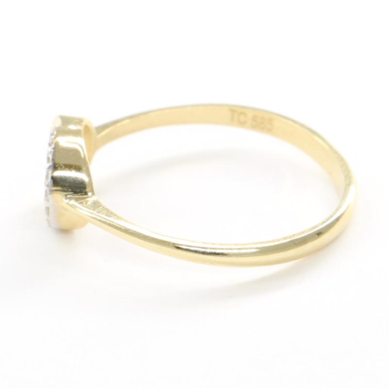 Zlatý prsten PATTIC AU 585/000 1,8 g CA102801Y-60