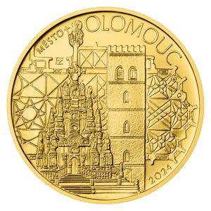 Zlatá minca 5000 Kč Olomouc 2024 B.K. 246