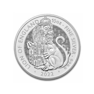 Strieborná minca 10 oz Tudor Beasts Lion 2022 9406623