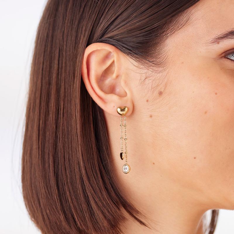 Pozlacené náušnice SAGAPO Aurora SAR71