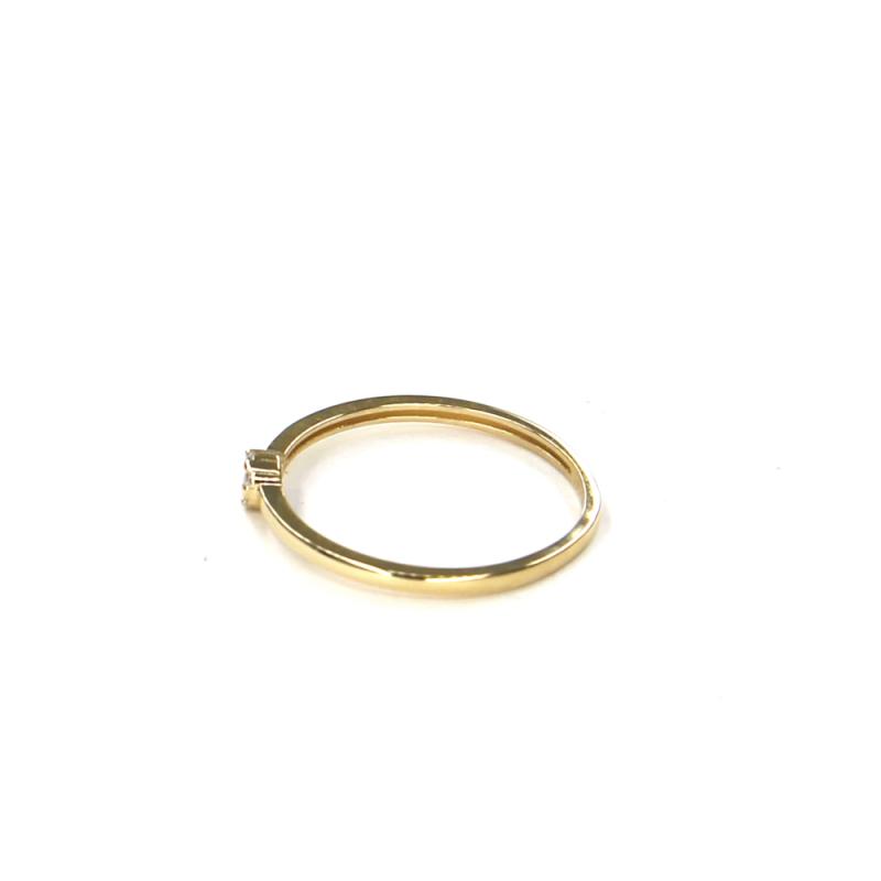Prsten ze žlutého zlata s akvamarínem Pattic AU 585/000 1,05 gr LMG08301BLY-55