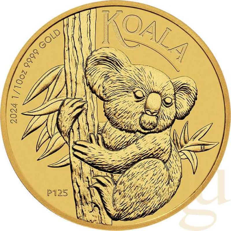 1/10 Unze Goldmünze Australien Koala 2024