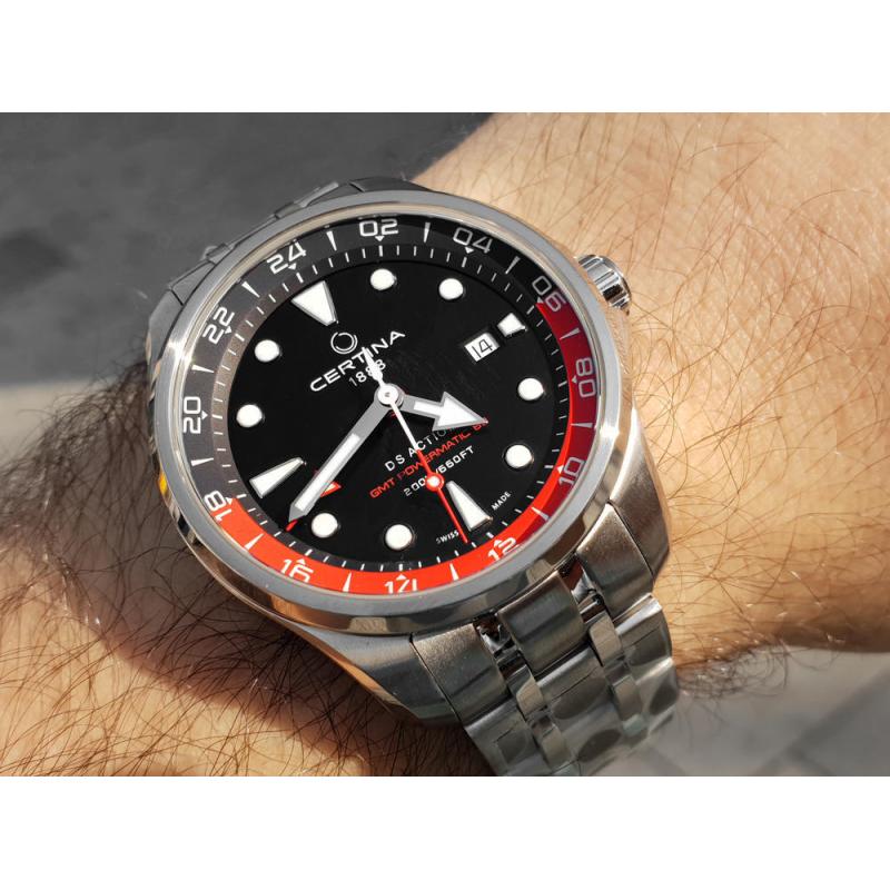 Pánské hodinky CERTINA DS Action GMT Powermatic 80 C032.429.11.051.00