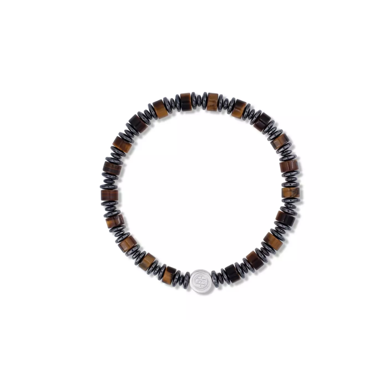 Náramok ZEADES JEALOUS MOON Tiger Eye ZMB02807