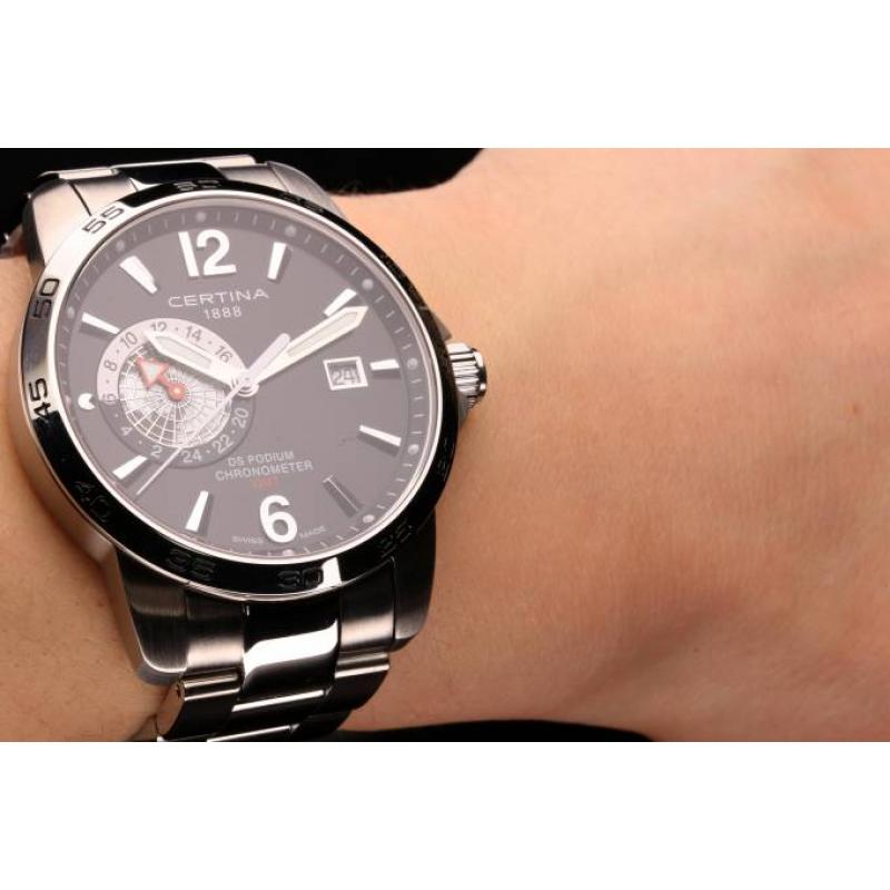 Pánske hodinky CERTINA DS Podium Chronometer GMT C034.455.11.057.00