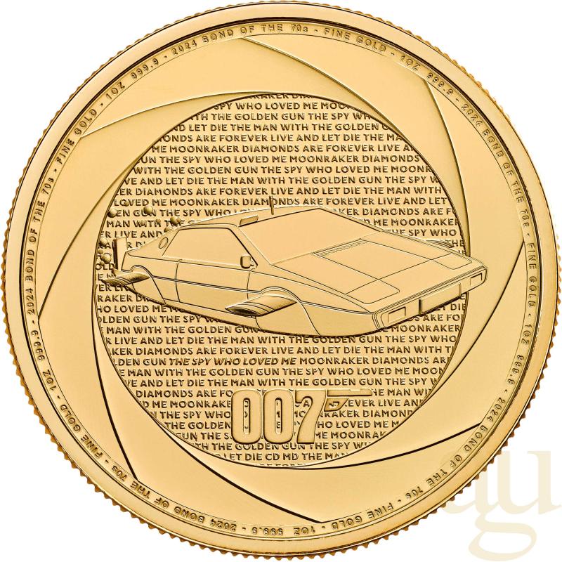 1 Unze Goldmünze Six Decades of 007 - Bond of the 70s - 2024