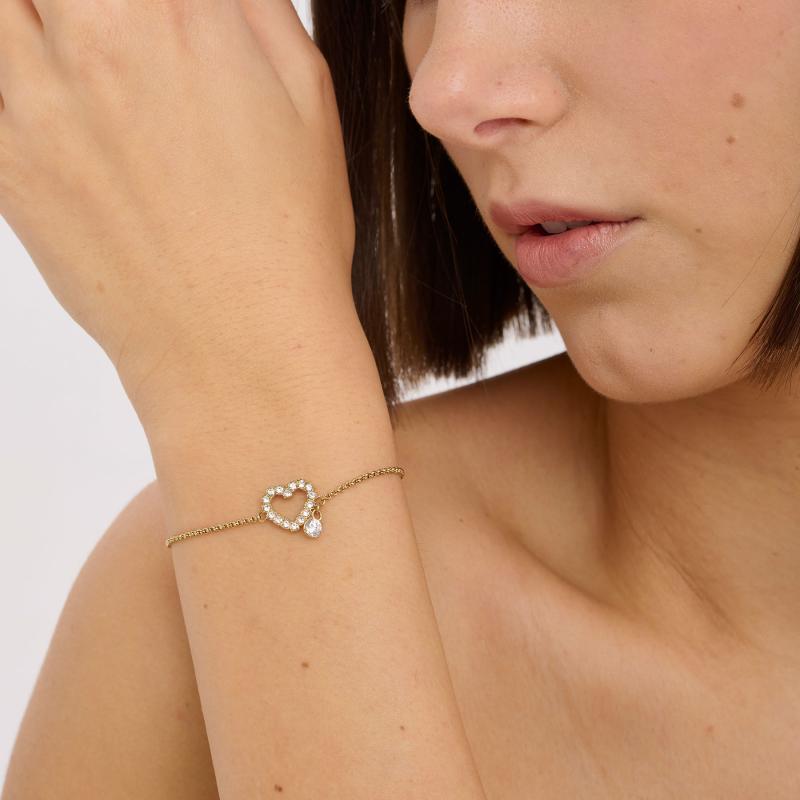 Pozlacený náramek SAGAPO Twinkle SWN12