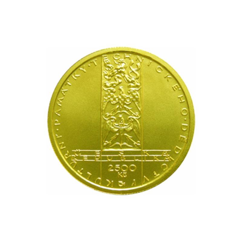 Zlatá mince 2500 Kč 2009 Větrný mlýn v Ruprechtově proof 331125