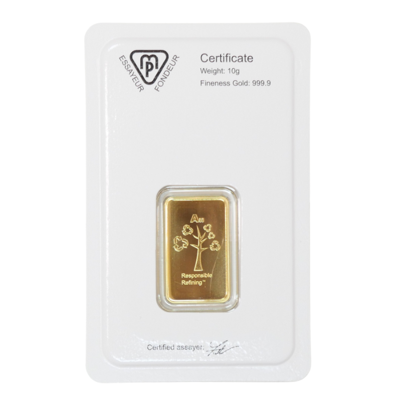 Zlatý zliatok 10 gram METALOR