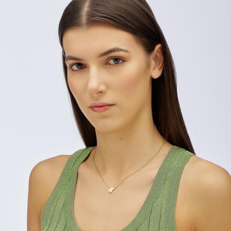 Pozlacený náhrdelník SAGAPO Click SCK257