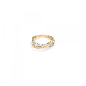 Prsten ze žlutého zlata PATTIC se zirkony AU 585/000 1,80 gr GU215201Y-56