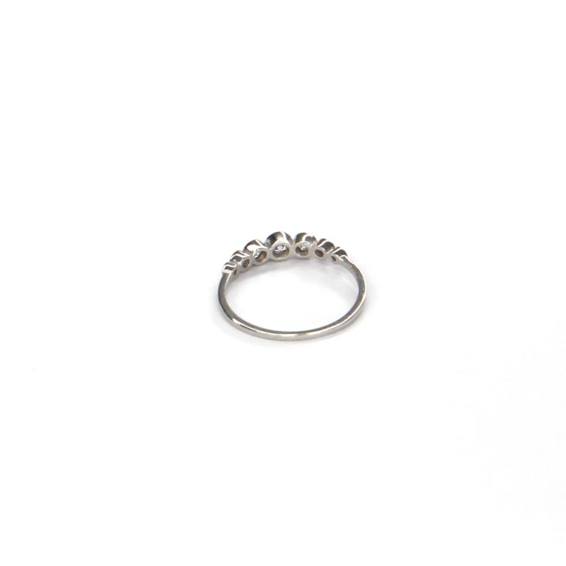 Prsten z bílého zlata se zirkony Pattic AU 585/000 1,35 gr ARP561101W-55
