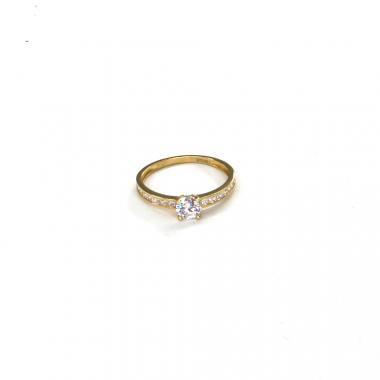 Prsten ze žlutého zlata Pattic AU 585/000 1,40 gr ARP023201YA-54