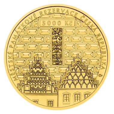 2025 - PZM 5000Kč Městská památková rezervace Tábor Proof