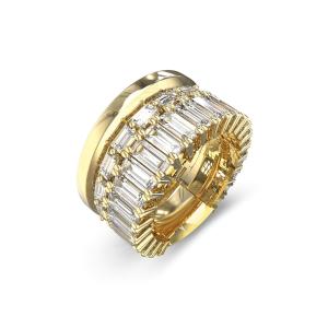Prsten GUESS Les Baguettes JUBR06328JWYG56