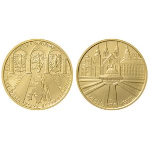 Zlatá mince 5000 Kč Kroměříž 2023 Proof 232