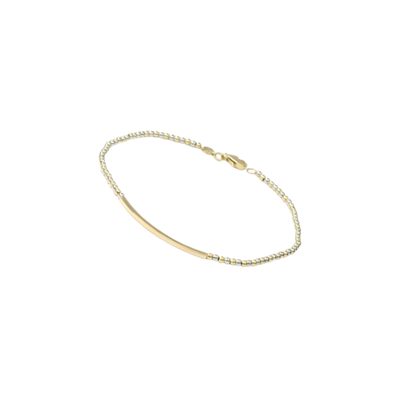 Zlatý náramek bicolor PATTIC AU 585/1000 3,05 gr ARP0462703-19