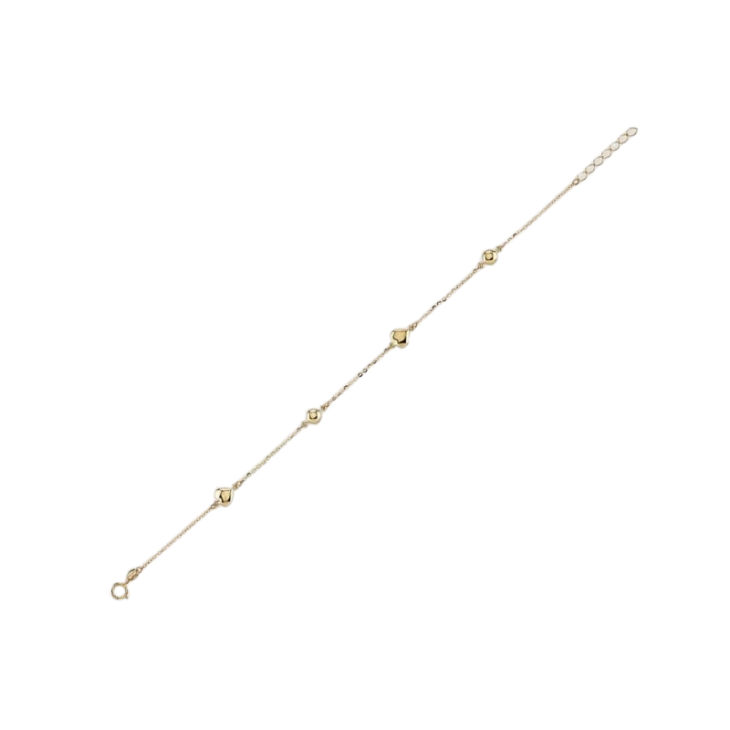 Zlatý náramek PATTIC AU 585/1000 1,05 gr ARP440603Y-17-19