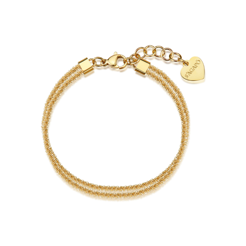 Pozlacený náramek SAGAPO Chunky SHK113