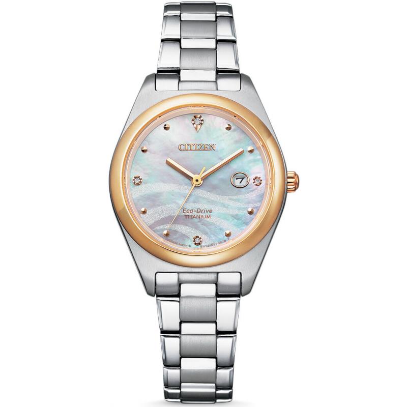 Dámske hodinky CITIZEN Eco-Drive Super-Titanium EW2606-87Y