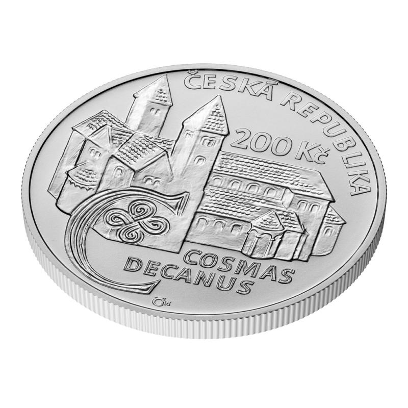 2025 PSM 200Kč 900.výročí úmrtí kronikář Kosmas B.K.