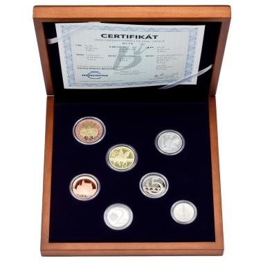 2026 - Sada oběžných mincí proof - dřevěná etue