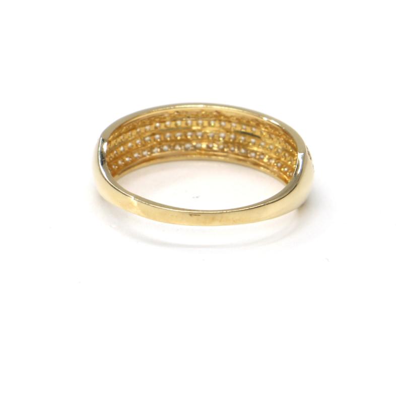 Prsteň zo žltého zlata a zirkónmi Pattic AU 585/000 2,15 gr PR111610801A