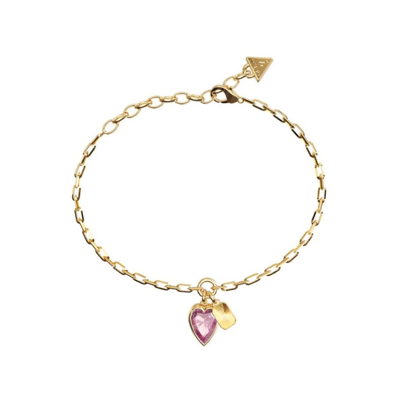 Náramek GUESS Crystal Love JUBB06360JWYGPKS 