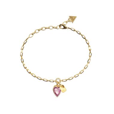 Náramek GUESS Crystal Love JUBB06360JWYGPKS 