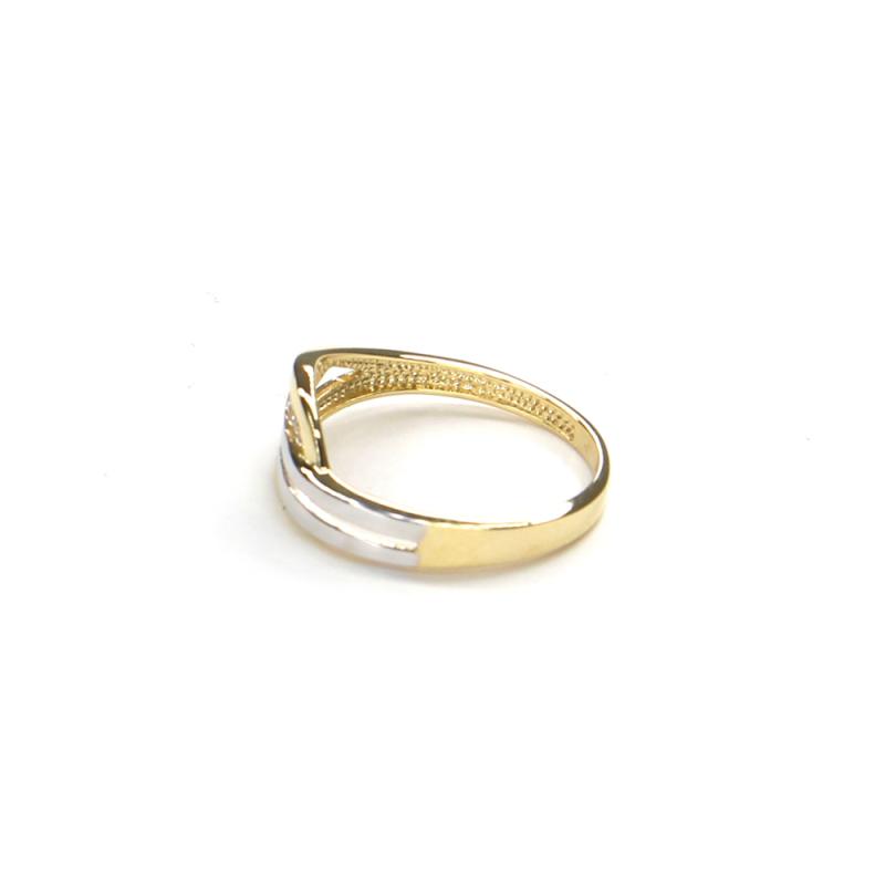 Prsten ze žlutého zlata a zirkony Pattic AU 585/000 1,90 gr GURDC0111710001-54