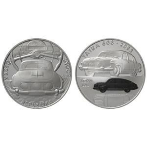Stříbrná mince 500 Kč Os automobil Tatra 603 2023 Standard/BK 9730