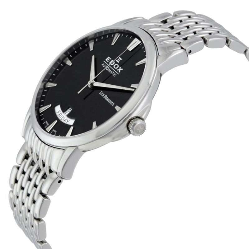 Pánske hodinky EDOX Les Bémonts Automatic Day Date 83015 3M NIN