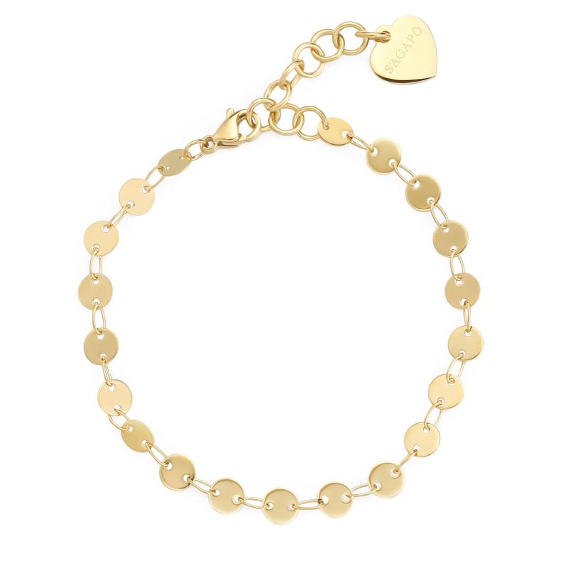 Pozlacený náramek SAGAPO Chunky SHK101