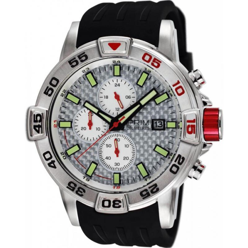 Pánské hodinky PRIM Carbon Fiber W01P.13026.A