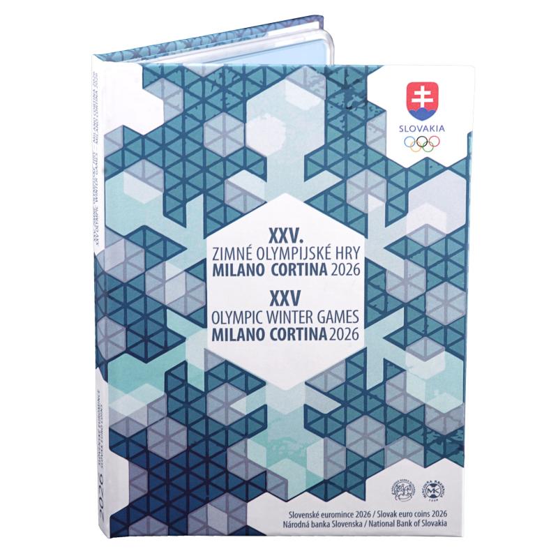 Soubor mincí SK (2026) proof like v plexi obalu - XXV. ZOH Milano - Cortina d'Ampezzo