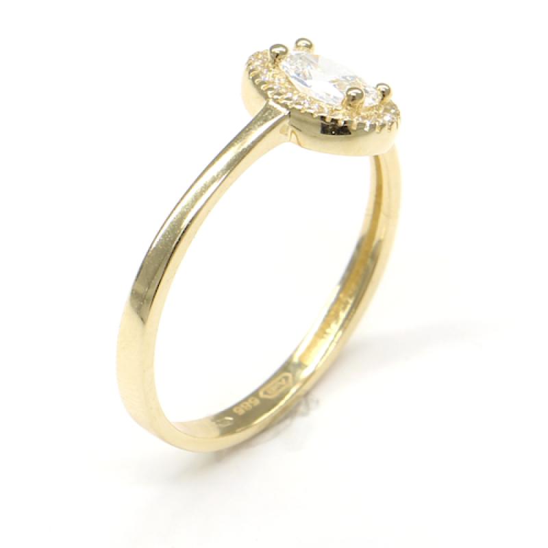 Zlatý prsten PATTIC AU 585/1000 1,85 g CA541001Y-58