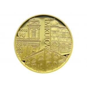 Zlatá mince 5000 Kč Mikulov 2022 PROOF 005788