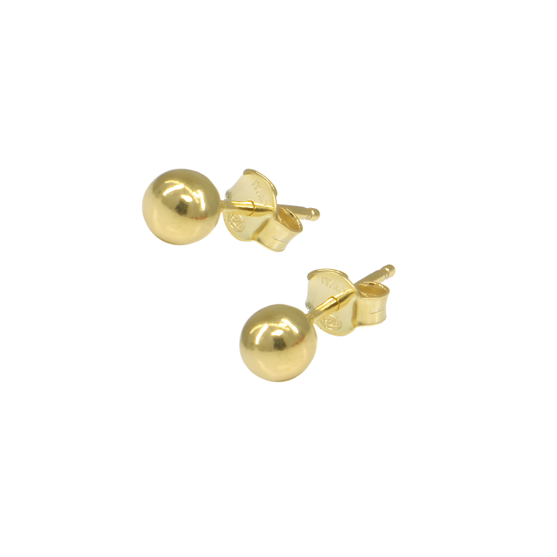 Stříbrné pozlacené náušnice AG 925/1000 AGRO2004