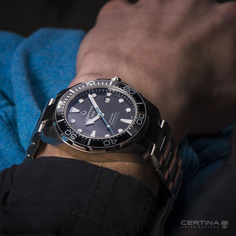 Pánske hodinky CERTINA DS Action Diver Powermatic 80 C032.407.11.051.10