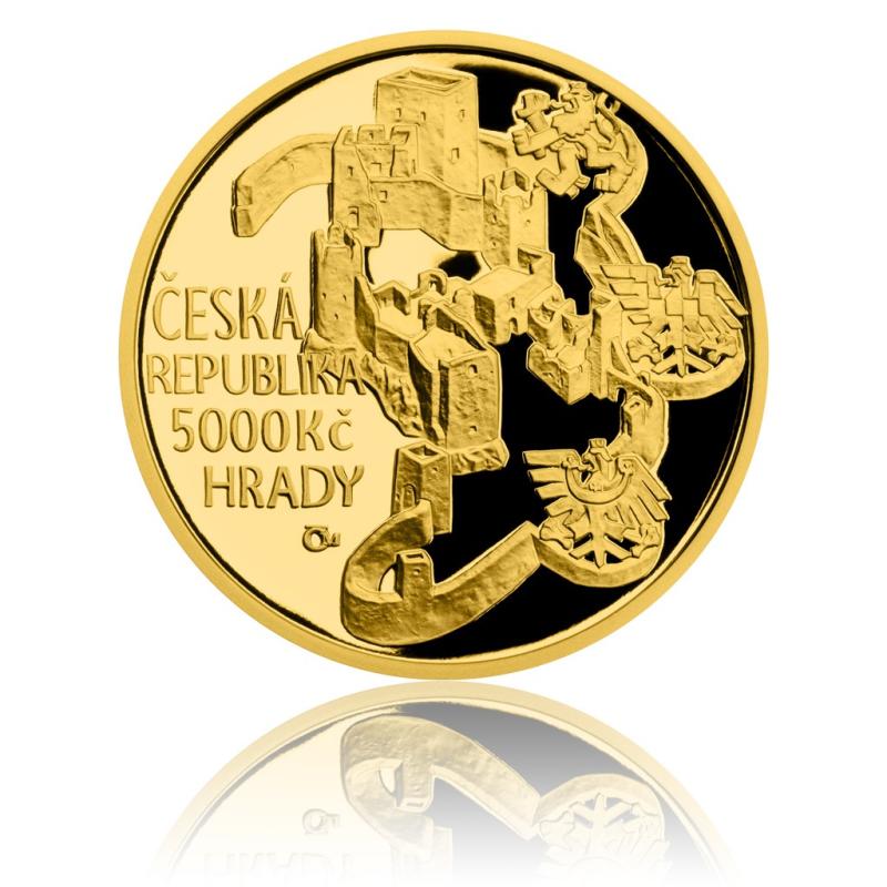 Sada zlatých mincí v etui 10 x 1/2 Oz Hrady ČNB Proof 231025