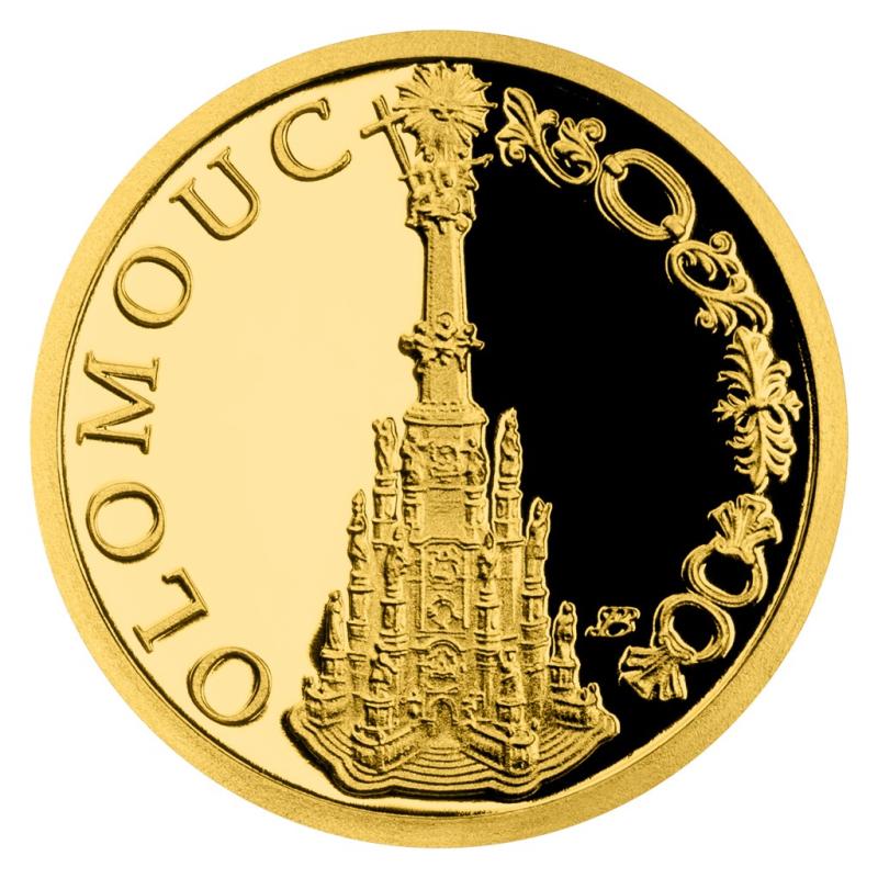 Zlatá mince Olomouc - Sloup Nejsvětější Trojice proof ZL020