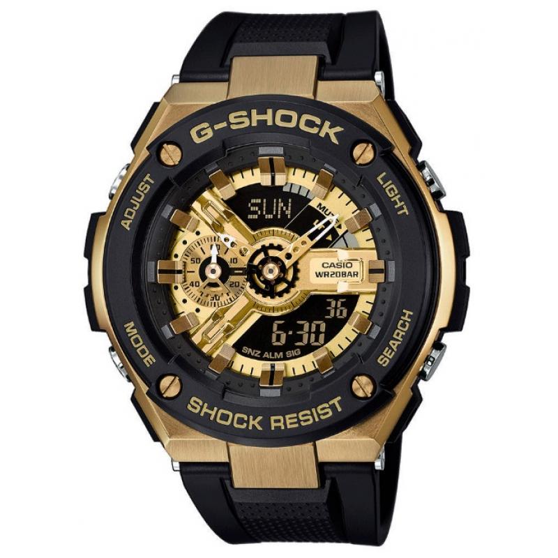 Pánské hodinky CASIO G-SHOCK G-Steel GST-400G-1A9